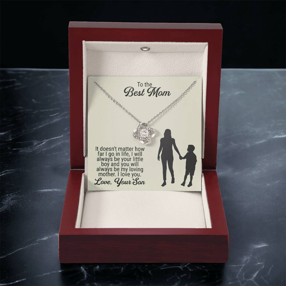 Mothers Day Gift Idea Mothers Day Necklaces Mothers Day Gift For Mom Gift From Son Birthday Gifts Ideas For Mom From Son Love Knot Necklace