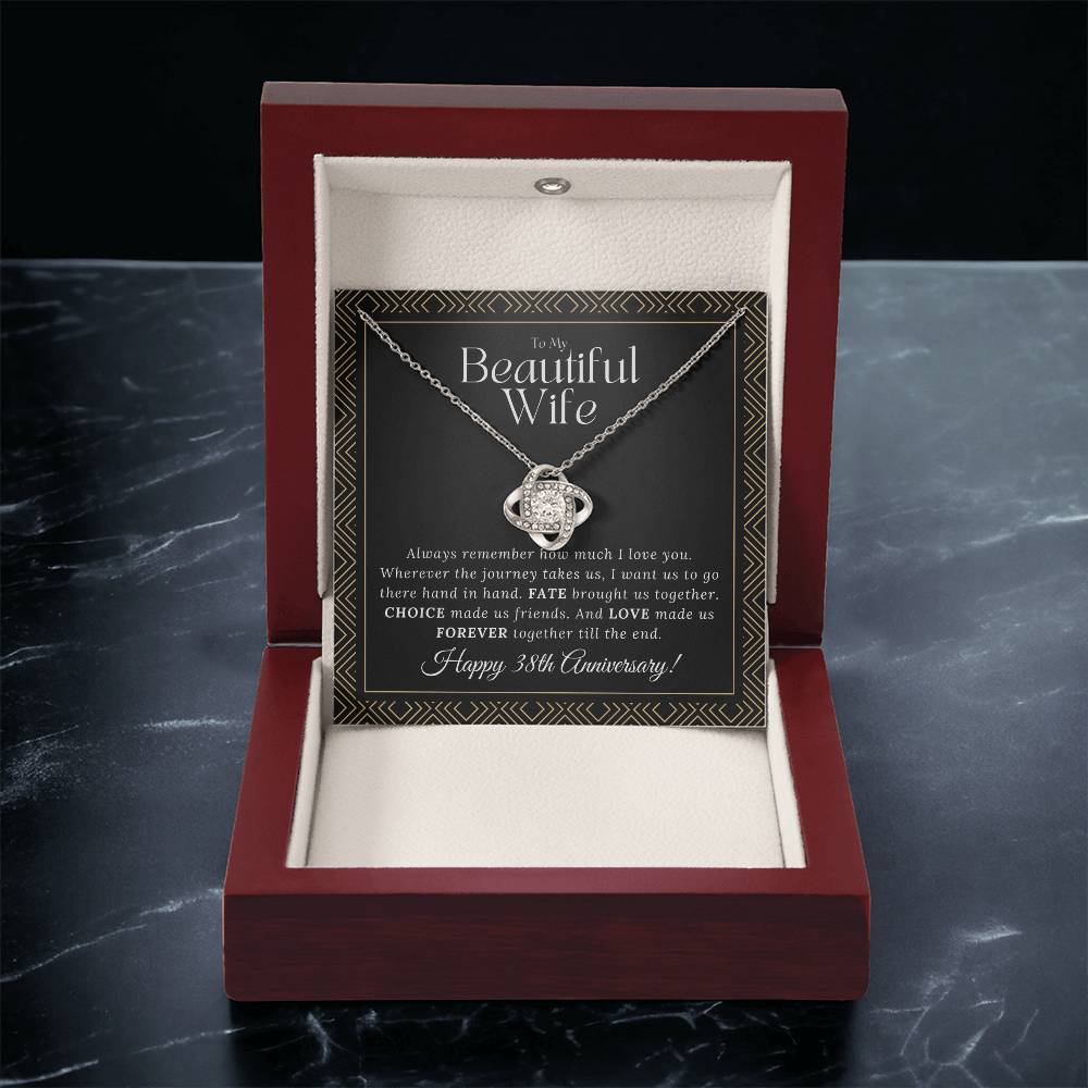 39 Year Anniversary Gift For Wife 39 Year Anniversary Gifts 39 Year Wedding Anniversary Gift Ideas 39Th Wedding Anniversary Gift F Love Knot Necklace