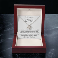Special Gift For Wife - Love Knot Necklace Love Knot Necklace