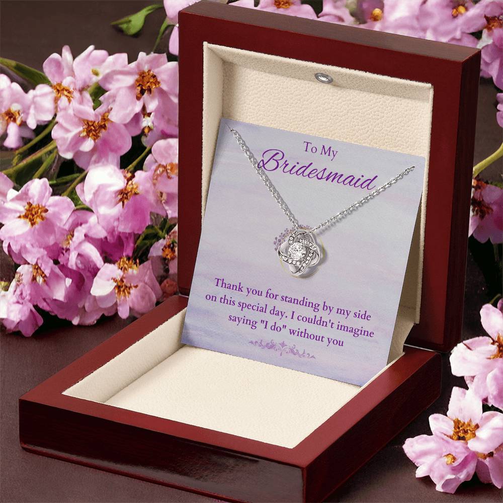 Bridesmaid v1 - Love Knot Necklace