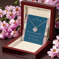 1 Year Anniversary Gift For Wife  1 Year Anniversary Gifts  1 Year Wedding Anniversary Gift Ideas  1St Wedding Anniversary Gift F(8) Love Knot Necklace