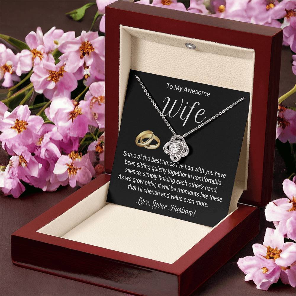 Necklace For Wife From Husband - Love Knot Love Knot Necklace