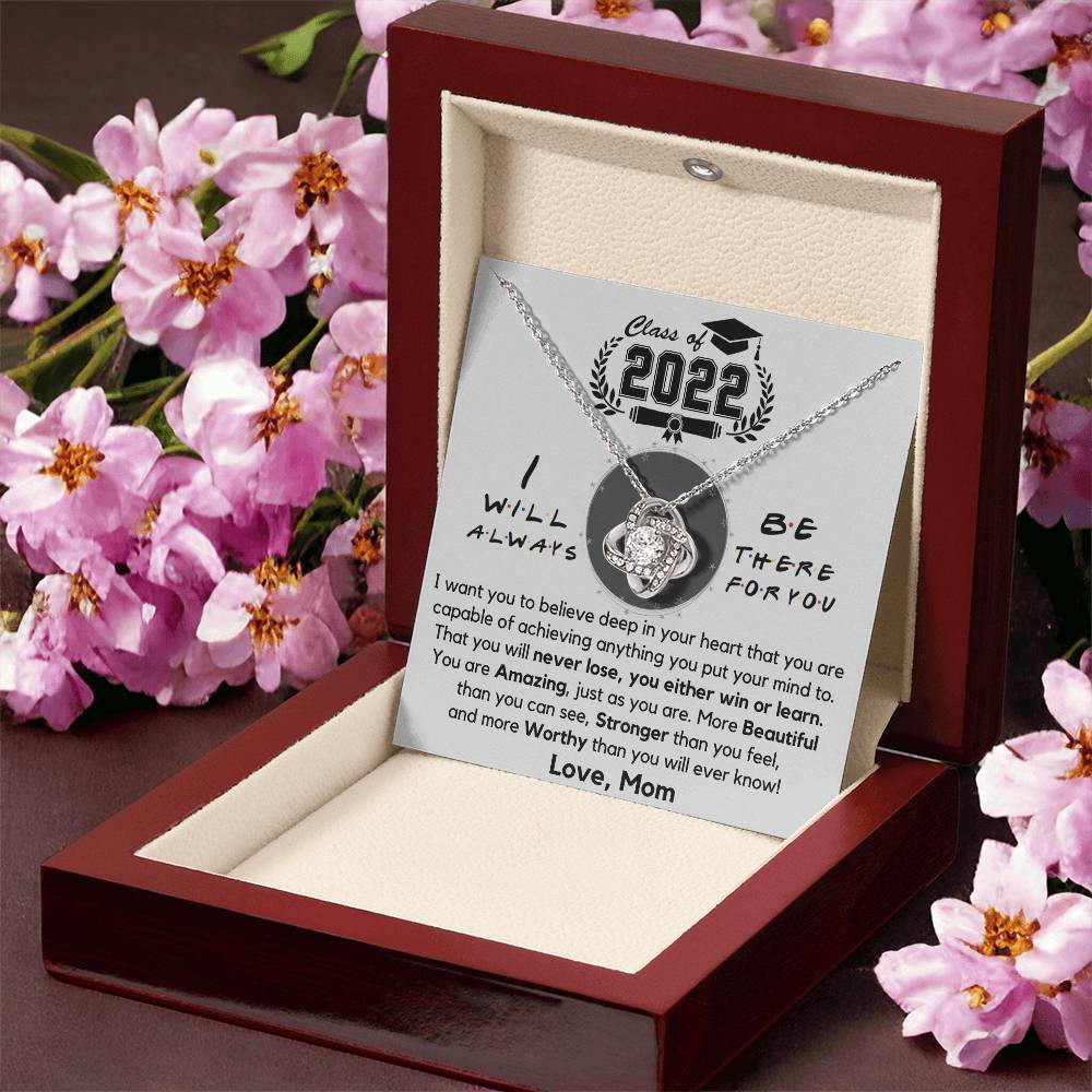 Graduation Gift For Daughter Daughter Graduation Necklace Daughter Gift Fr Love Knot Necklace