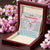To My Granddaughter Necklace From Grandma Love Knot Necklace