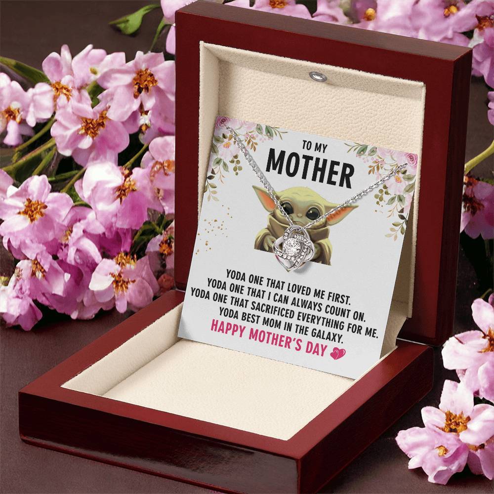 Best Mother's Day Gift For Mom-Necklace For Mom Love Knot Necklace