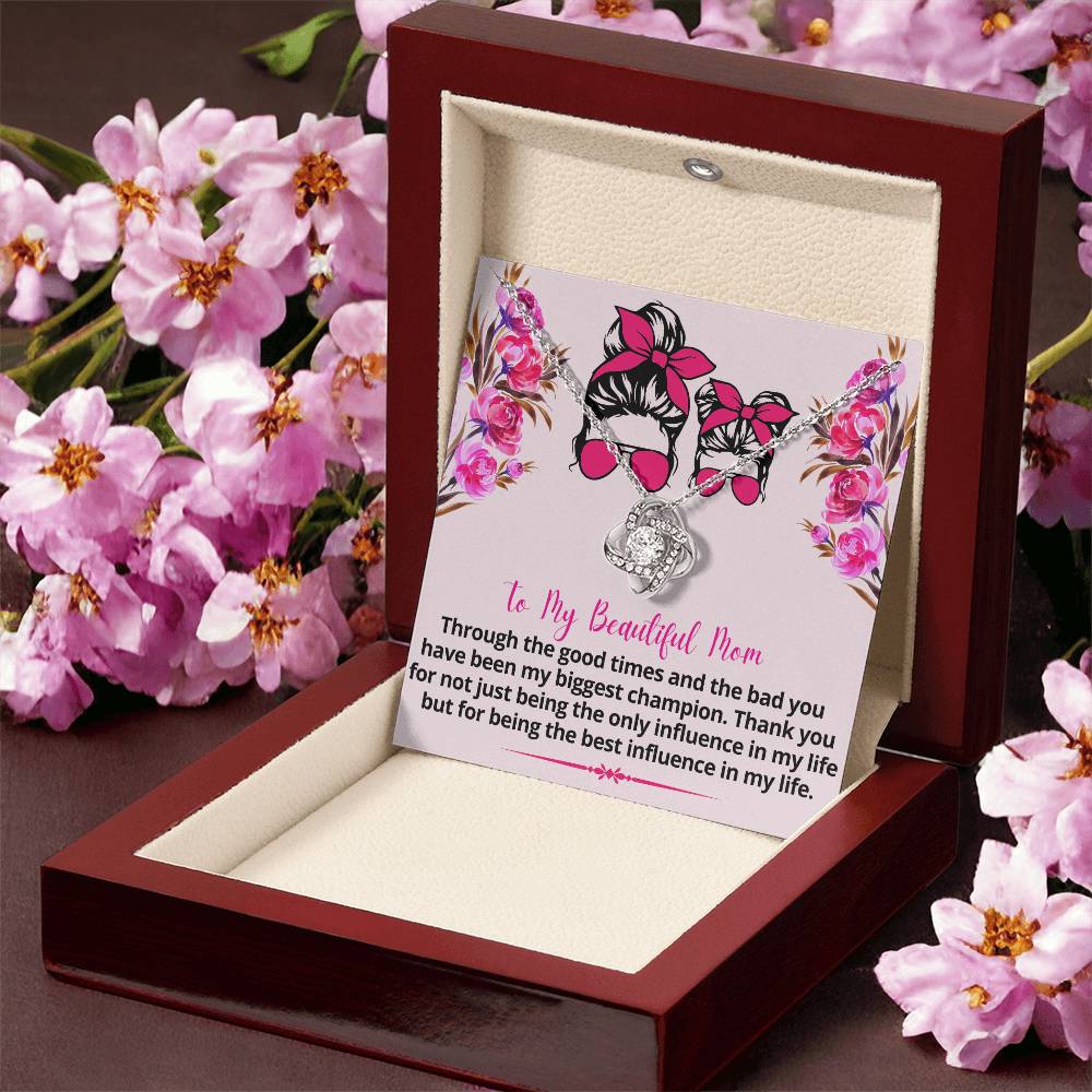 A Great Gift For Mom On Every Occasion - Love Knot Necklace 27 Love Knot Necklace