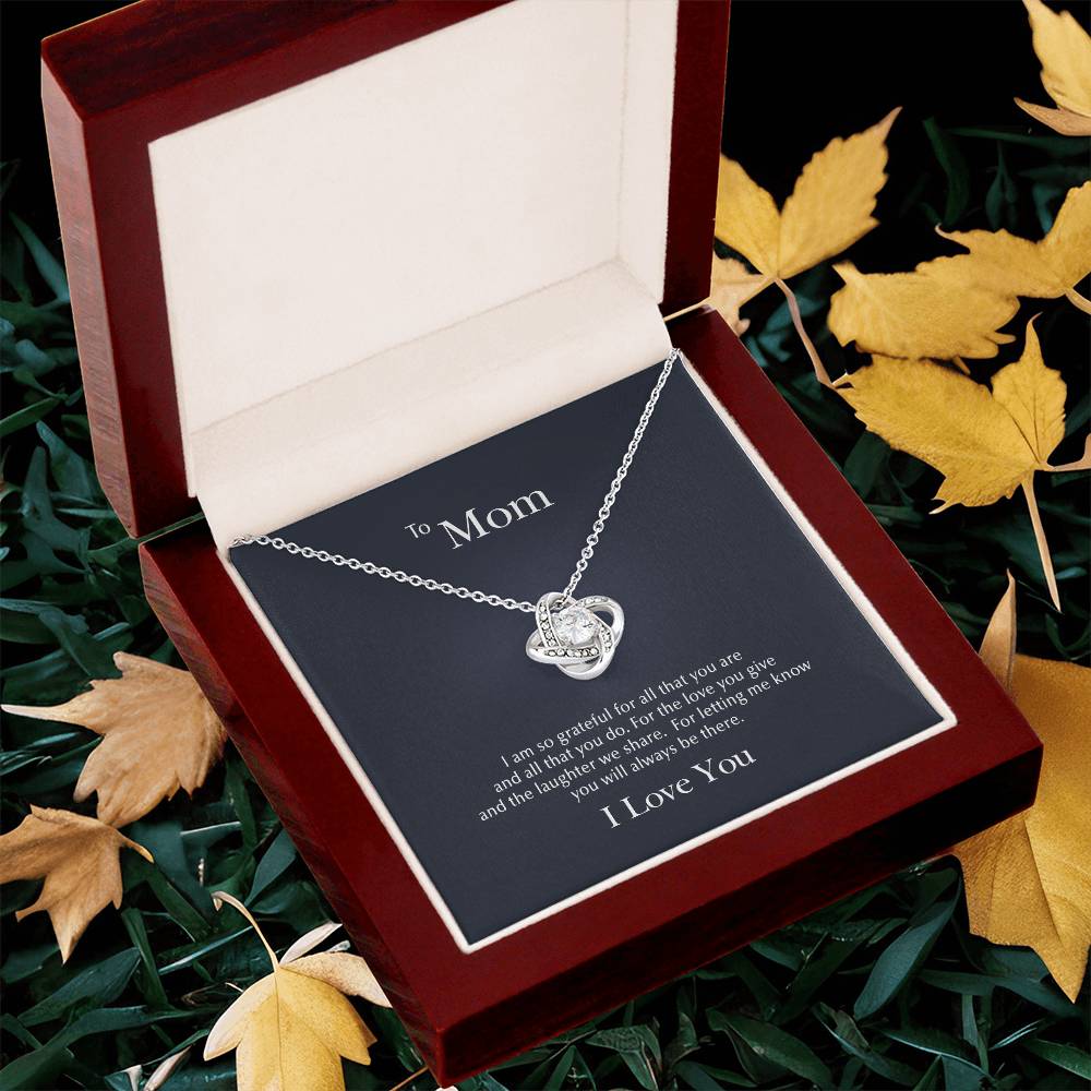 All That You Are Love Knot Necklace