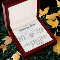 Gift For Mom - Dry My Tear - Love Knot Love Knot Necklace
