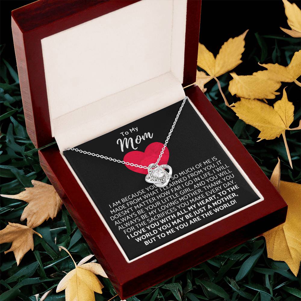Premium Mother's Day Necklace Customize Gift For Your Loving Mom! ❤️ 3 Love Knot Necklace