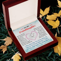 To My Granddaughter Necklace From Grandma Love Knot Necklace