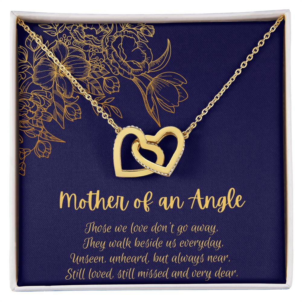 Mother Of An Angel - Interlocking Hearts Interlocking Hearts Necklace