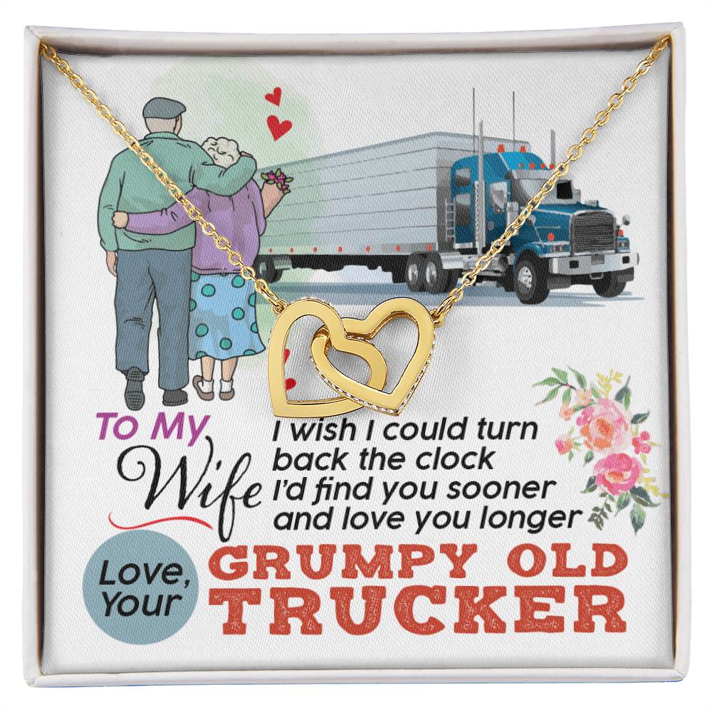 Trucker'S Wife - Interlocking Heart Necklace Interlocking Hearts Necklace