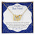 To My Best Friend Interlocking Hearts Necklace