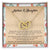 Gift For Mom - Mother & Daughter - Interlocking Interlocking Hearts Necklace