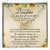 To My Daughter Interlocking Hearts Necklace Message Card