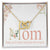Mom Necklace Interlocking Hearts Necklace