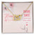 Drive Safe I Need You Here With Me Interlocking Hearts Necklace