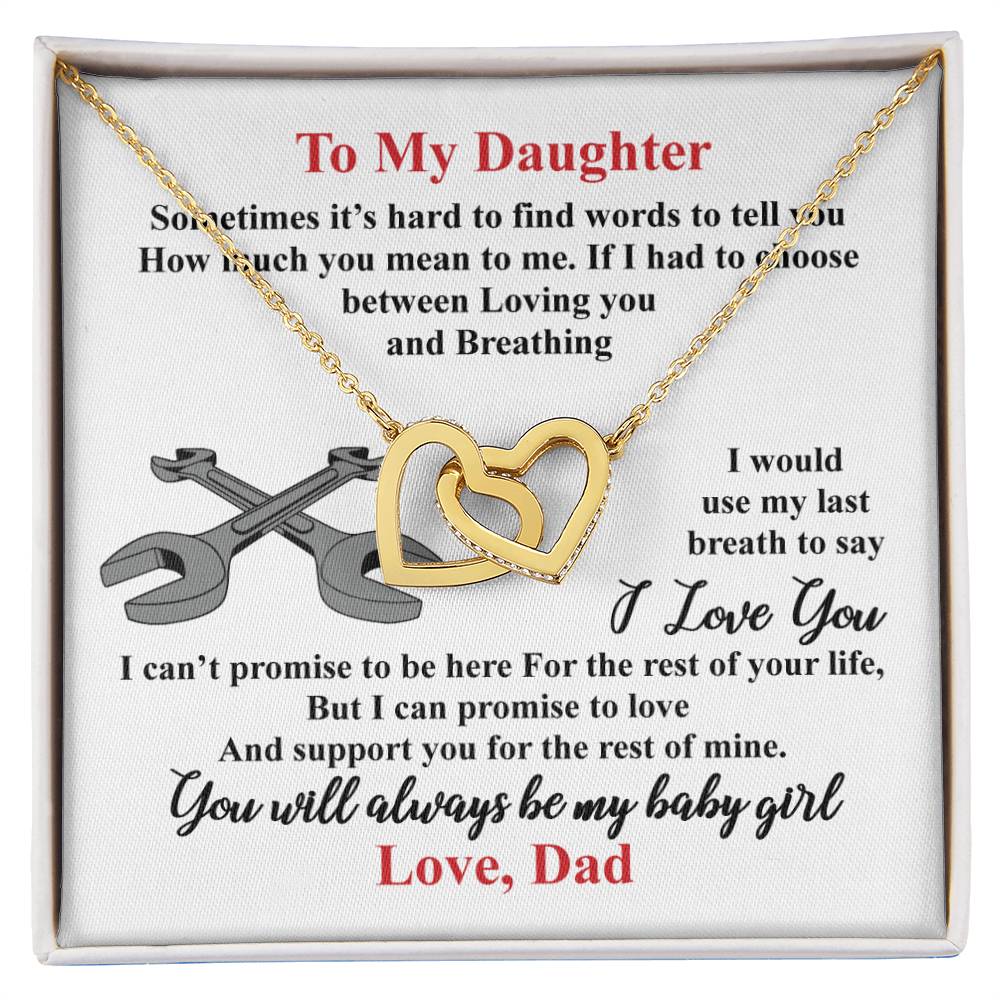 Mechanic'S Daughter - Interlocking Heart Necklace Interlocking Hearts Necklace