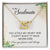 To My Wonderful Wife - Love From Soulmate - Love For Partner Interlocking Hearts Necklace