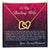 Gift For Wife My Love For You Will Never Fade Interlocking Hearts Necklace
