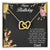 Happy Birthday Daughter Heart Necklace Interlocking Hearts Necklace