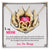 To My Mom Your Smile Love You Always Interlocking Hearts Necklace