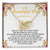 To My Wife - Interlocking Hearts - So22 Interlocking Hearts Necklace