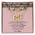 To My Daughter - Straighten Your Crown - Love Mom D01 Interlocking Hearts Necklace