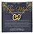 To My New Mom Interlocking Hearts Necklace