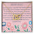 Aunt-Niece Necklace - Heartfelt Card & Jewelry Gift For Birthday Holiday Interlocking Hearts Necklace