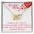 To My Mom I Will Always Be There Dragonfly Necklace Gift For Mom From Son Birthday Mother'S Day Christmas Present Interlocking Hearts Necklace