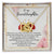 To My Granddaughter Necklace Interlocking Hearts Necklace