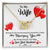 Meeting You Was Fate - Becoming Your Friend Was A Choice - Interlocking Hearts Necklace With Message Card