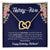 Thirty-Five Birthday All Of My Love Interlocked Hearts Necklace Interlocking Hearts Necklace