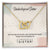 Unbiological Sister - Sisters By Heart Interlocking Hearts Necklace