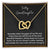 Grand Daughter - Inetrlocking Heart Interlocking Hearts Necklace