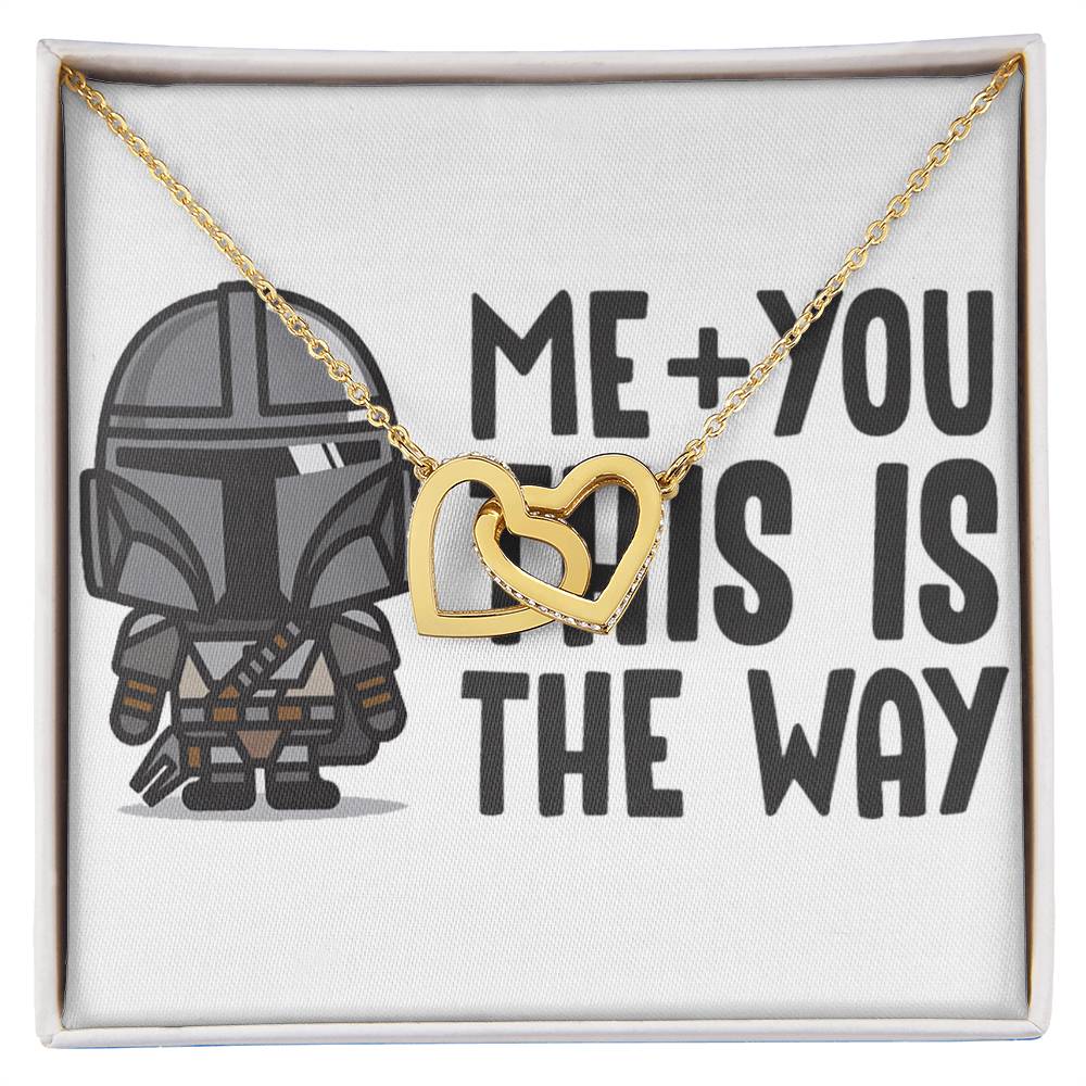 Me And You Interlocking Hearts Necklace