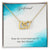Girlfriend - Keep Me In Your Heart And I'Ll Stay There Forever - Interlocking Heart Necklace Interlocking Hearts Necklace