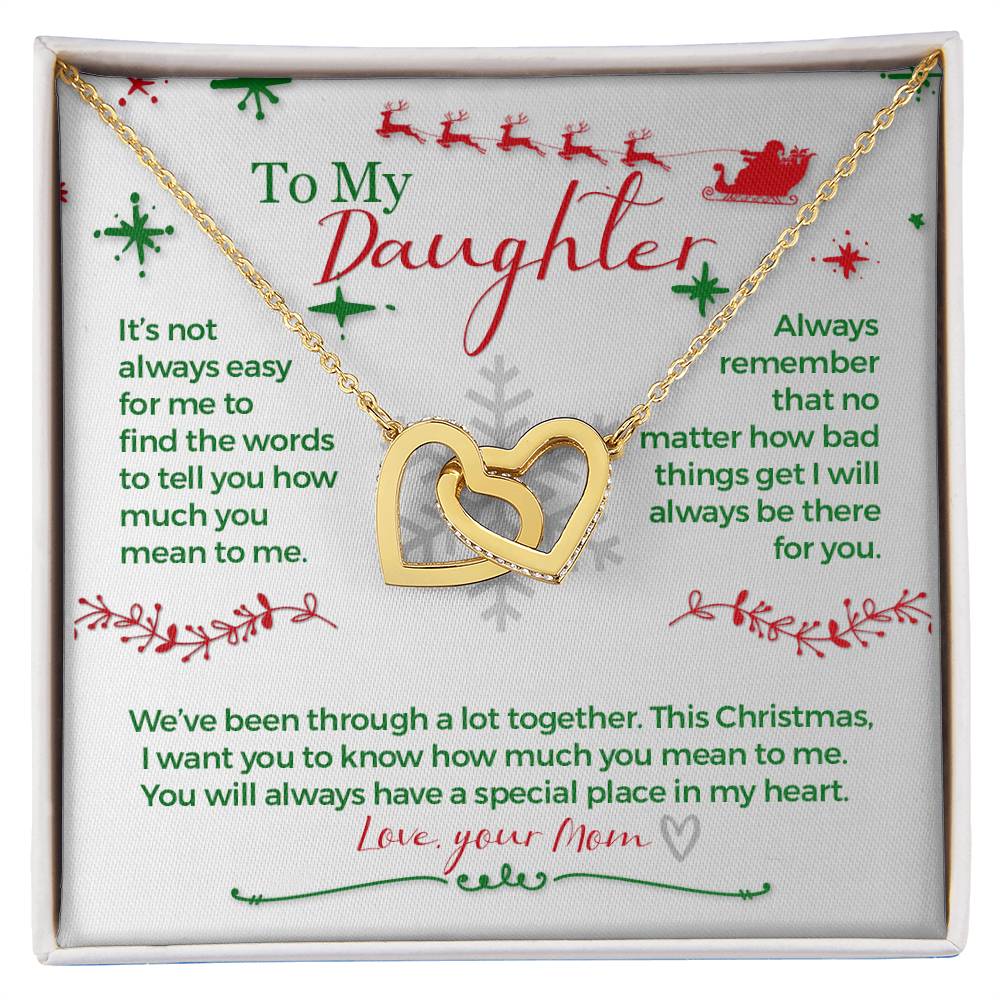 This Christmas I Want You To Know. - Interlocking Hearts Necklace