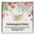 Unbiological Sister Necklace Interlocking Hearts Necklace