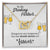 To My Beer Drinking Partner Interlocking Hearts Necklace