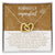 Perfectly Imperfect Hearts Necklace Interlocking Hearts Necklace
