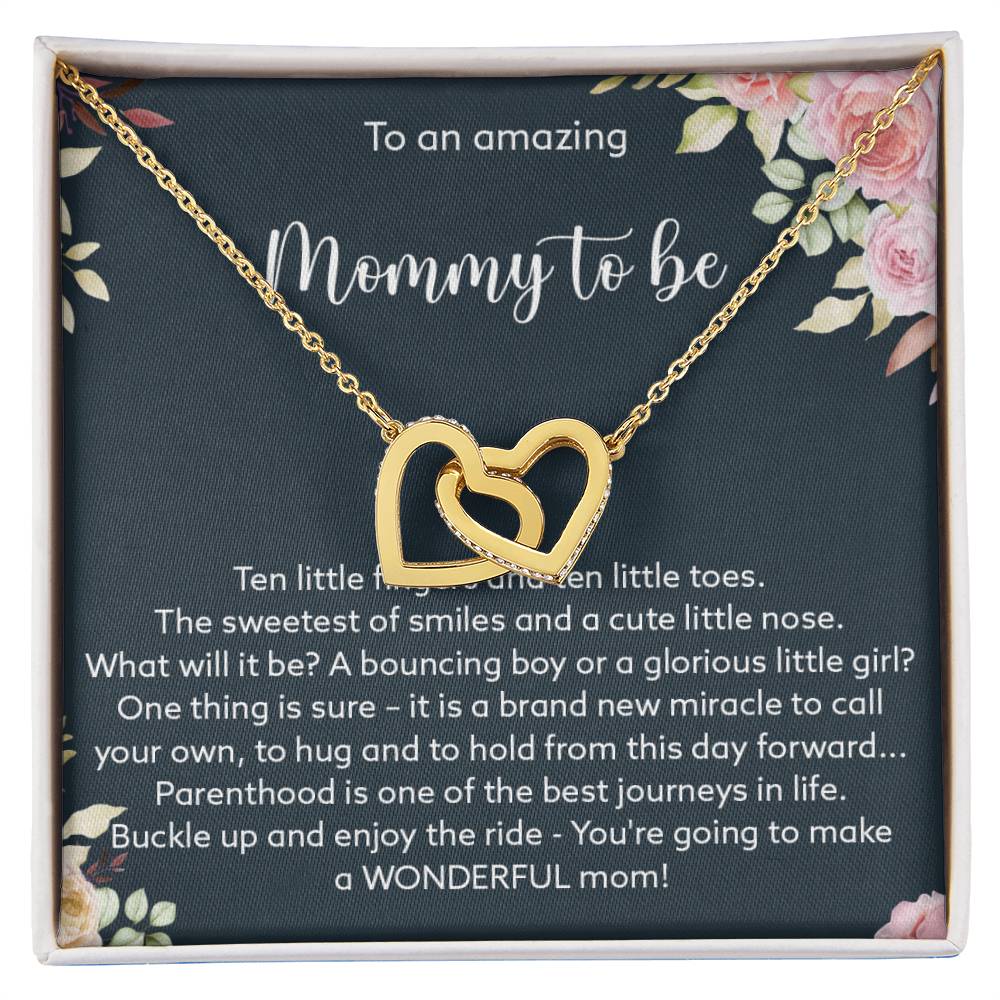 A Wonderful Mom - Interlocked Hearts Interlocking Hearts Necklace