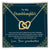 The Many Adventures In Store For You - To My Granddaughter Interlocking Hearts Necklace