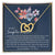 Gift For Daughter In Law Interlocking Hearts Necklace