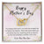 Mother'S Day Gift Necklace From Son On Interlocking Hearts Necklace