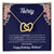 Thirty Birthday All Of My Love Interlocked Hearts Necklace Interlocking Hearts Necklace
