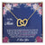 Mom Daughter Gift Mother'S Day Interlocking Hearts Necklace