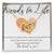 Friends For Life Necklace Interlocking Hearts Necklace