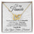 Fiancee Necklace Gift Linked Hearts Interlocking Hearts Necklace